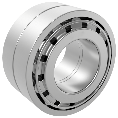 Double-row outward tapered roller bearing KDE (TDO) type bore 100-1450 mm