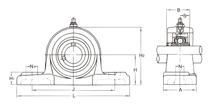 Set screw locking type UCEP