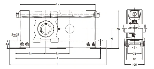 Frame type · Set screw locking type UCTU200+WU